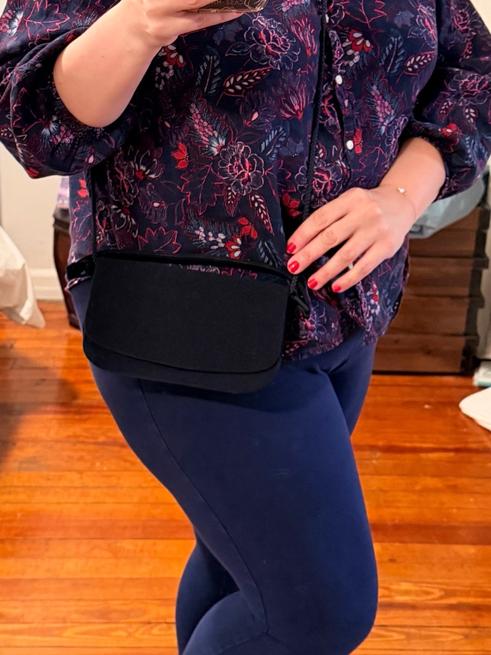 Women's navy blue Crossbody – Minimal Evening bag